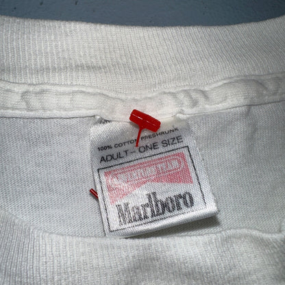 Vintage Marlboro Tee Shirt XL 90s Rafting Promo Single Stitch Sports Smoke