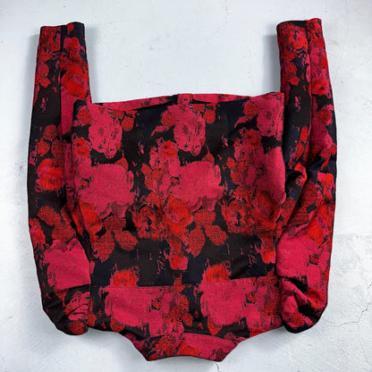 House Of Harlow 1960 Jacket Women Red Cropped REVOLVE Silvio Top Floral M