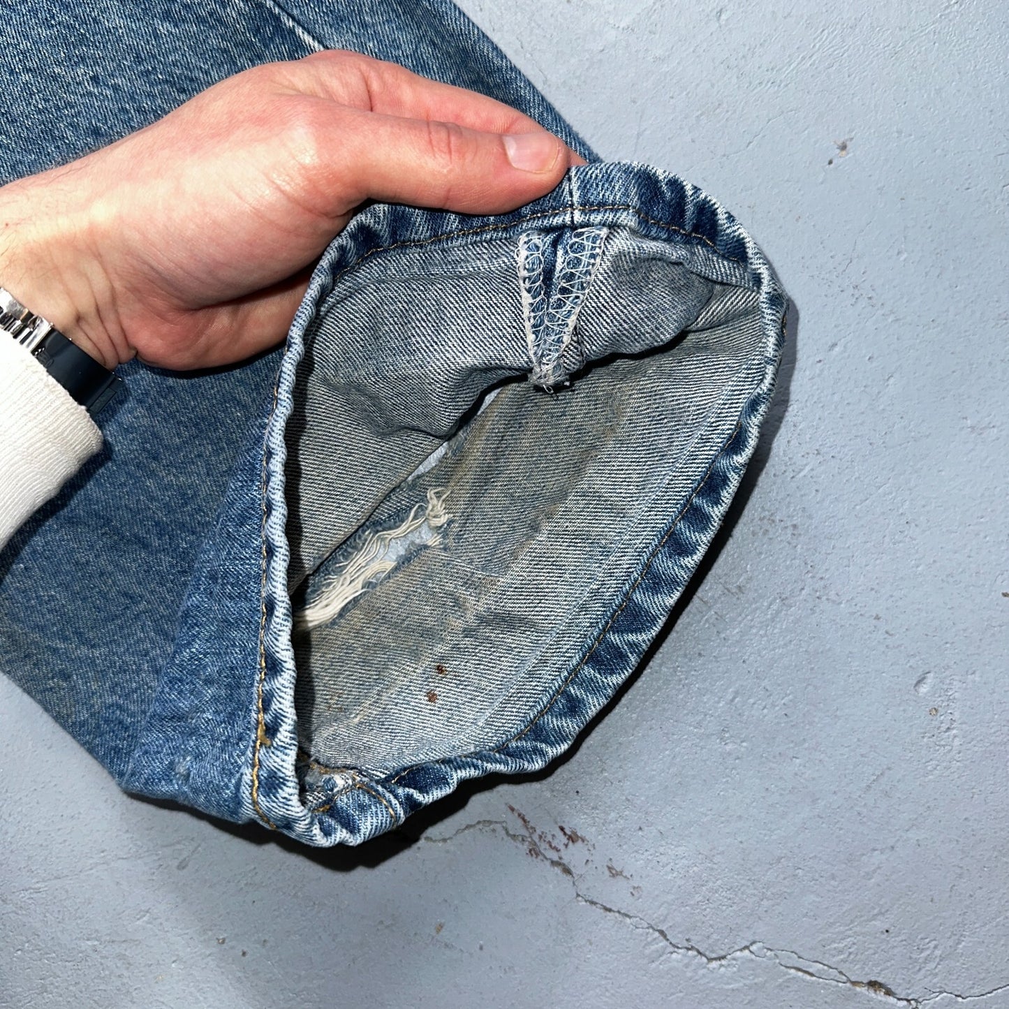 Levis 501 Vintage 90s XX Straight Leg Jeans Y2K Med Wash 42x30 Act 42x31