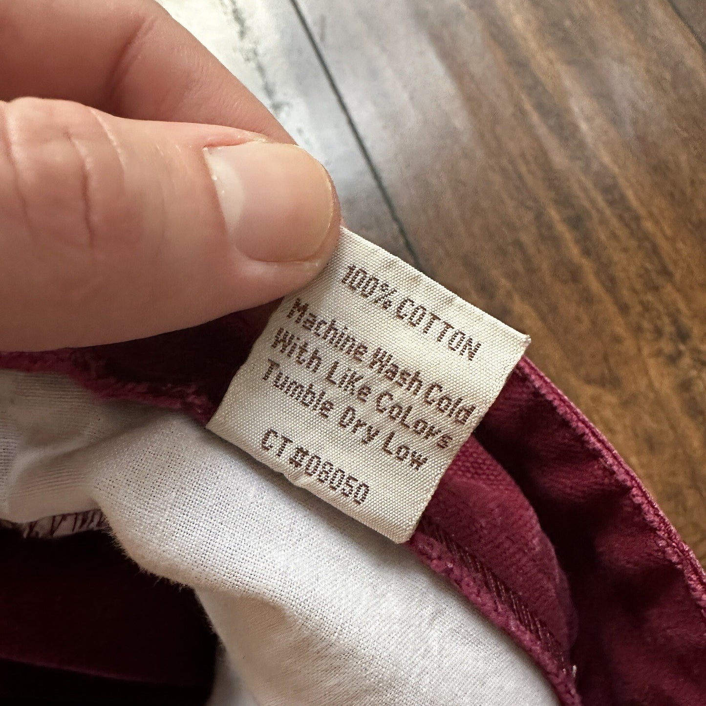 VTG Mens Scully Rangewear Cotton Canvas Outdoor Pants Buckleback Cowboy 36 Red