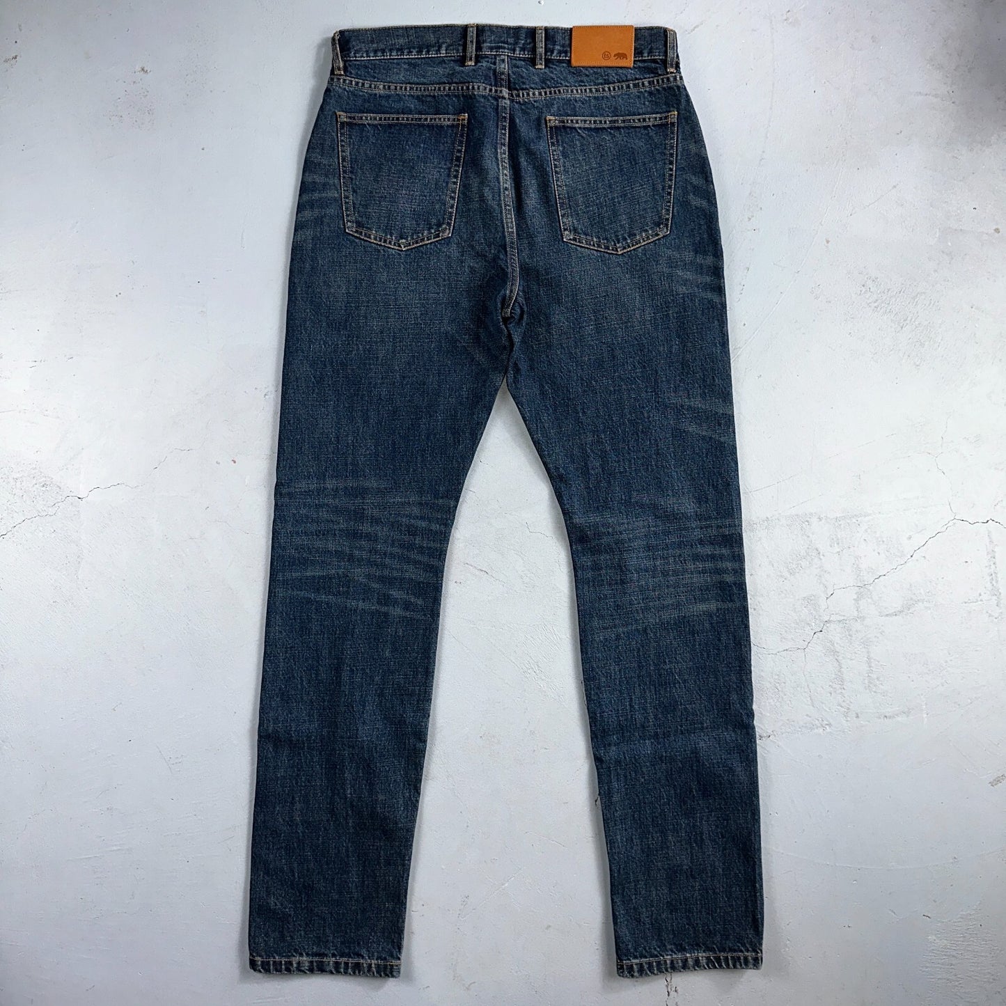 Taylor Stitch The Slim Jean Selvedge Red Line Blue Denim Mens 33 Cotton 33x33