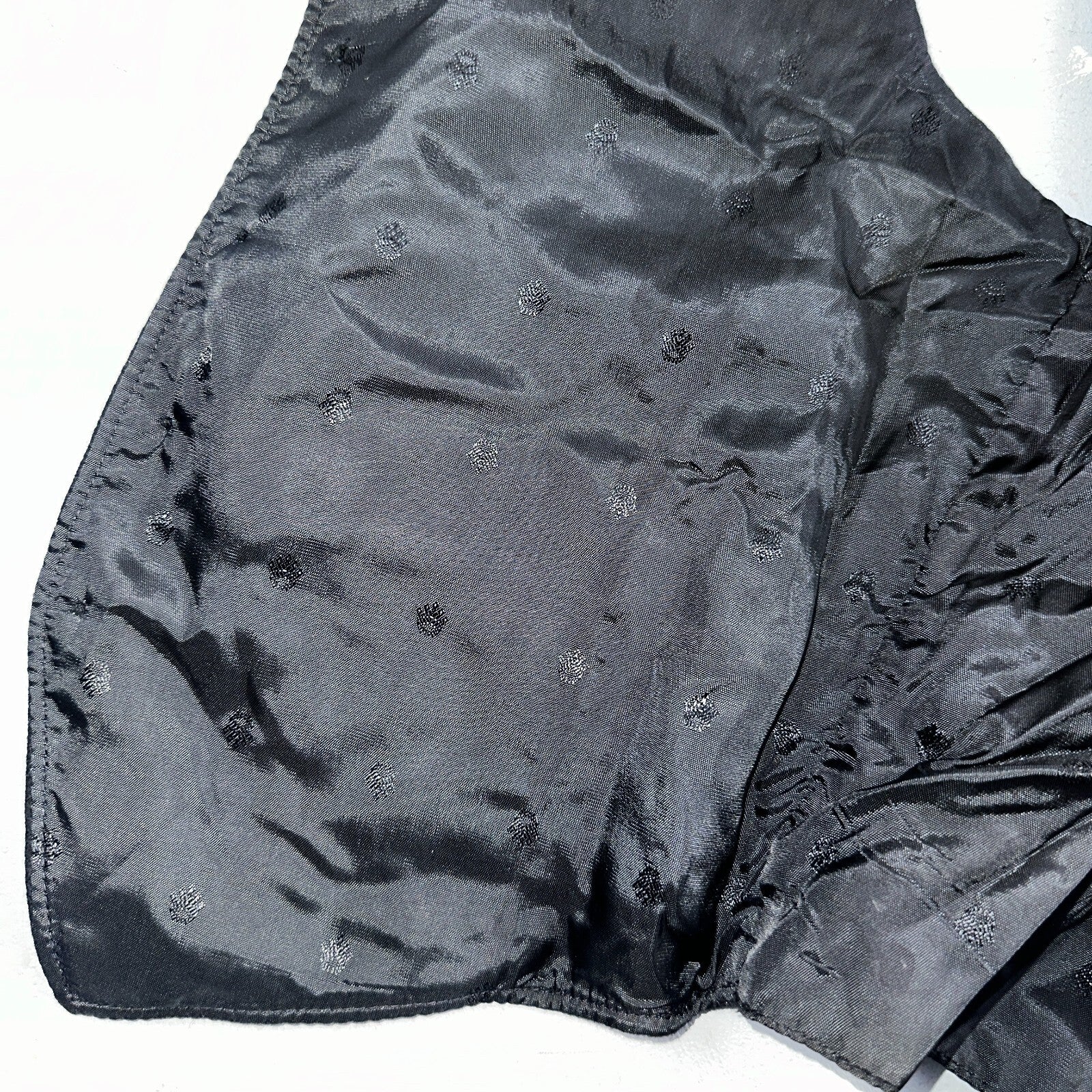 Vintage Buckle Back Vest Mens Black Waistcoat Size S 1940s 1950s 1960s Antique