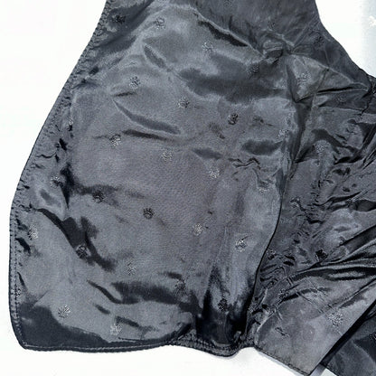 Vintage Buckle Back Vest Mens Black Waistcoat Size S 1940s 1950s 1960s Antique