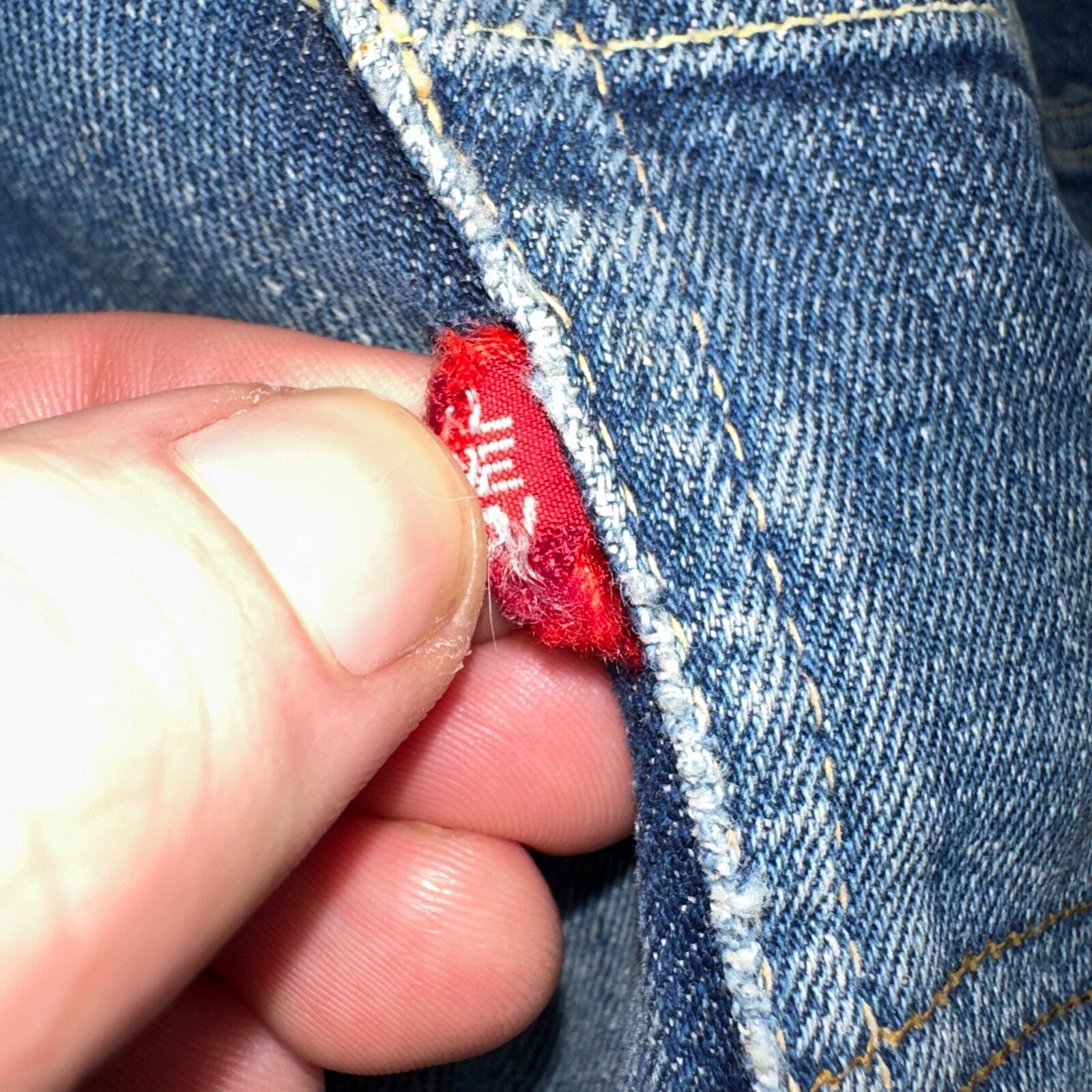 Levis 501 Big E Vintage 60s Redline Selvedge USA XX 1960s Jeans 66 Act 26x24