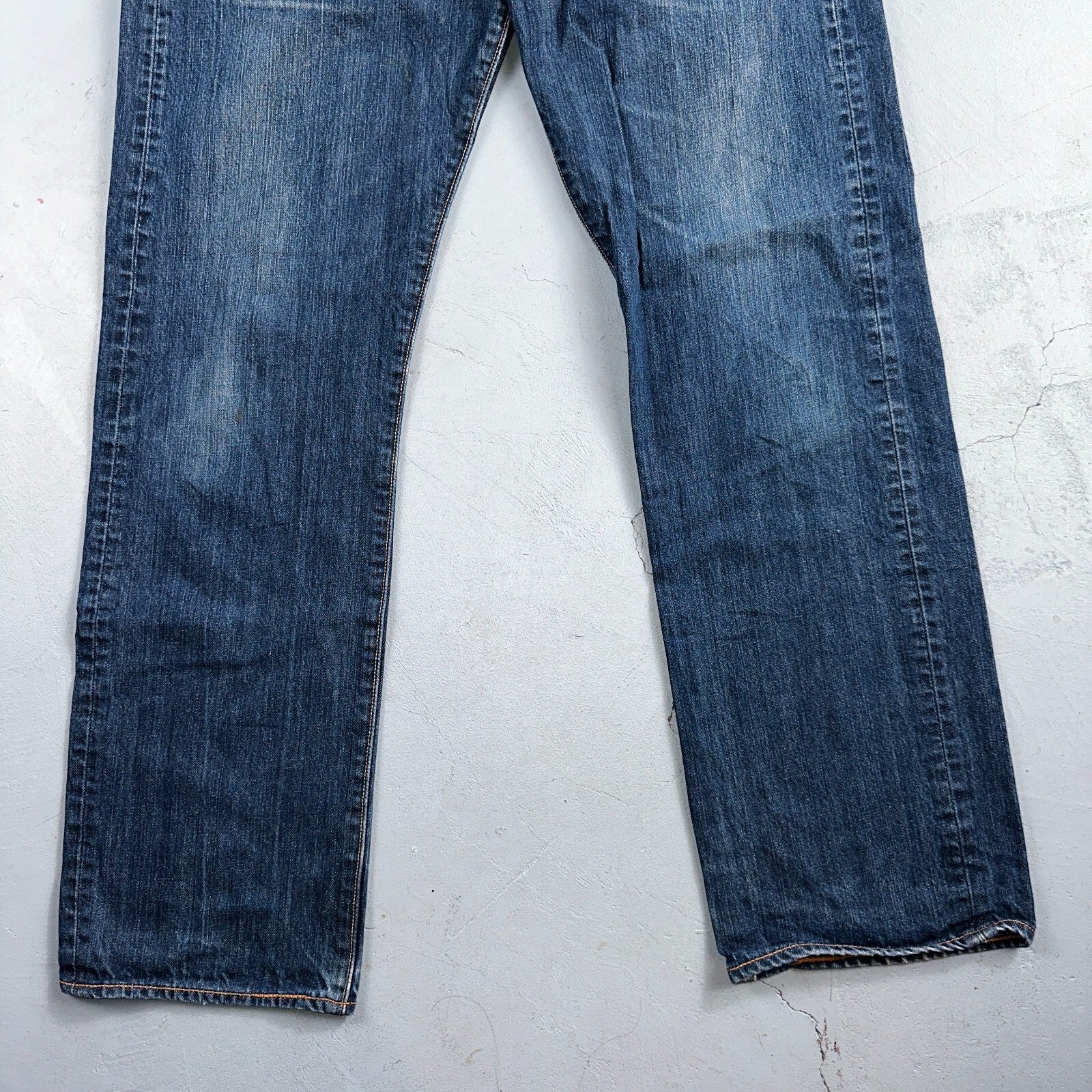 Levis 501 Y2K XX Straight Leg Jeans Blue VTG Med Wash 36x32 Act 35x30