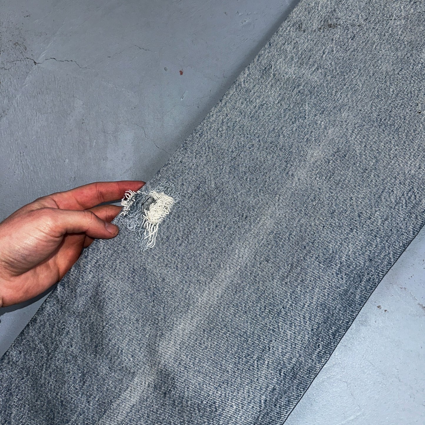 Levis 517 Vintage 80s USA Orange Tab Bootcut Flare Blue Worn Jeans Act 34x31