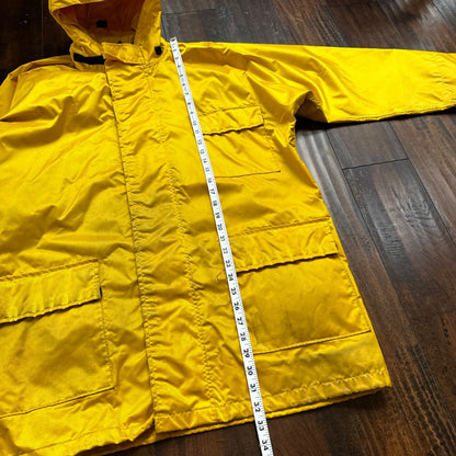 VTG Terrramar 1990s Diamond Jacket Mens Yellow XL Parka Rain Workwear