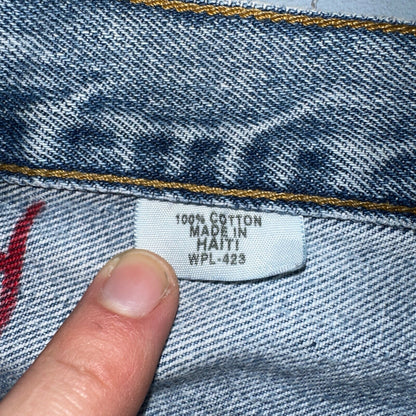 Levis 501 Vintage Y2K XX Straight Leg Jeans Blue Light Wash 36x34 Act 35x32