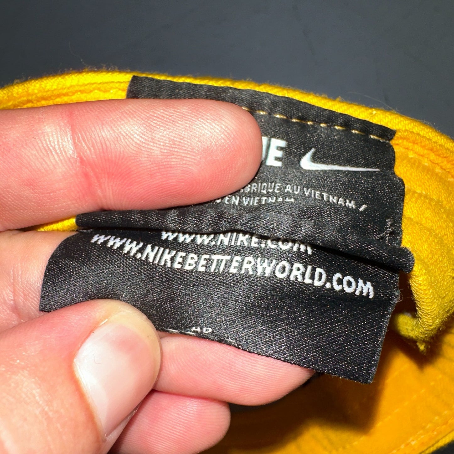 Nike True University of Oregon Hat UO Fitted Yellow Green Baseball Cap Ducks M/L