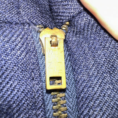 ORIGINAL WWII US ARMY M1944 WOOL COMBAT FIELD TROUSERS- SMALL 32 WAIST BLUE NAVY