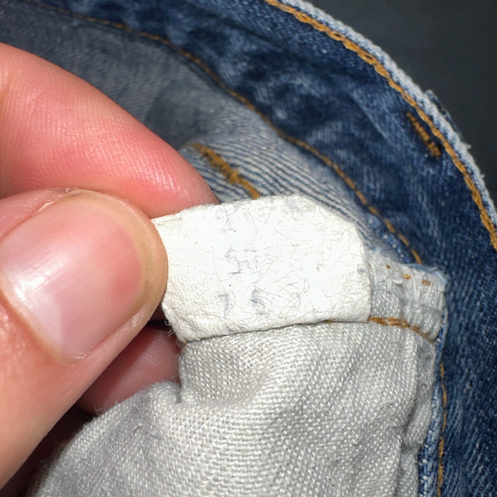 Levis 501 Vintage 70s SS Redline Selvedge USA XX Jeans Med Wash 48x30 Act 43x26