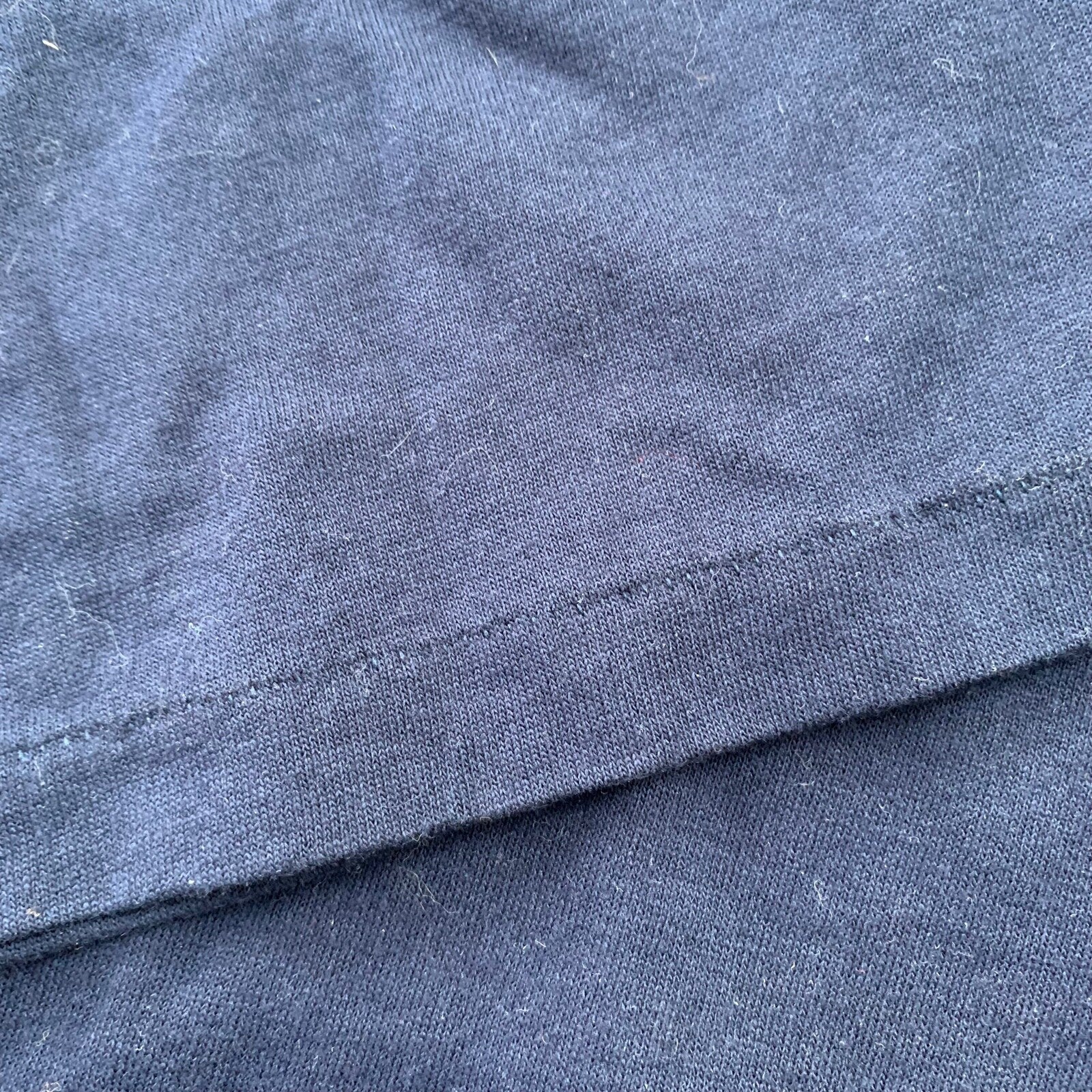 HPD Basic Simple Vintage T Shirt Worker Travel Rap Movie Anime 90s Russell Navy