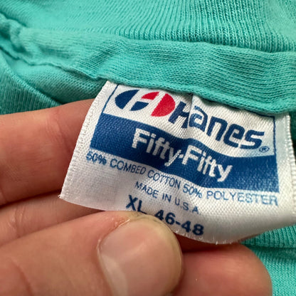 Southern Oregon Vintage T Shirt Hanes XL Single Stitch Teal PDX Portland 80s