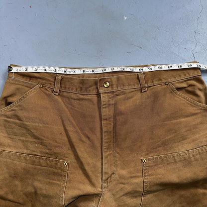 Carhartt 1989 VTG Double Knee Carpenter 80s Pants USA B01 Brown 42x32 Act 40x30