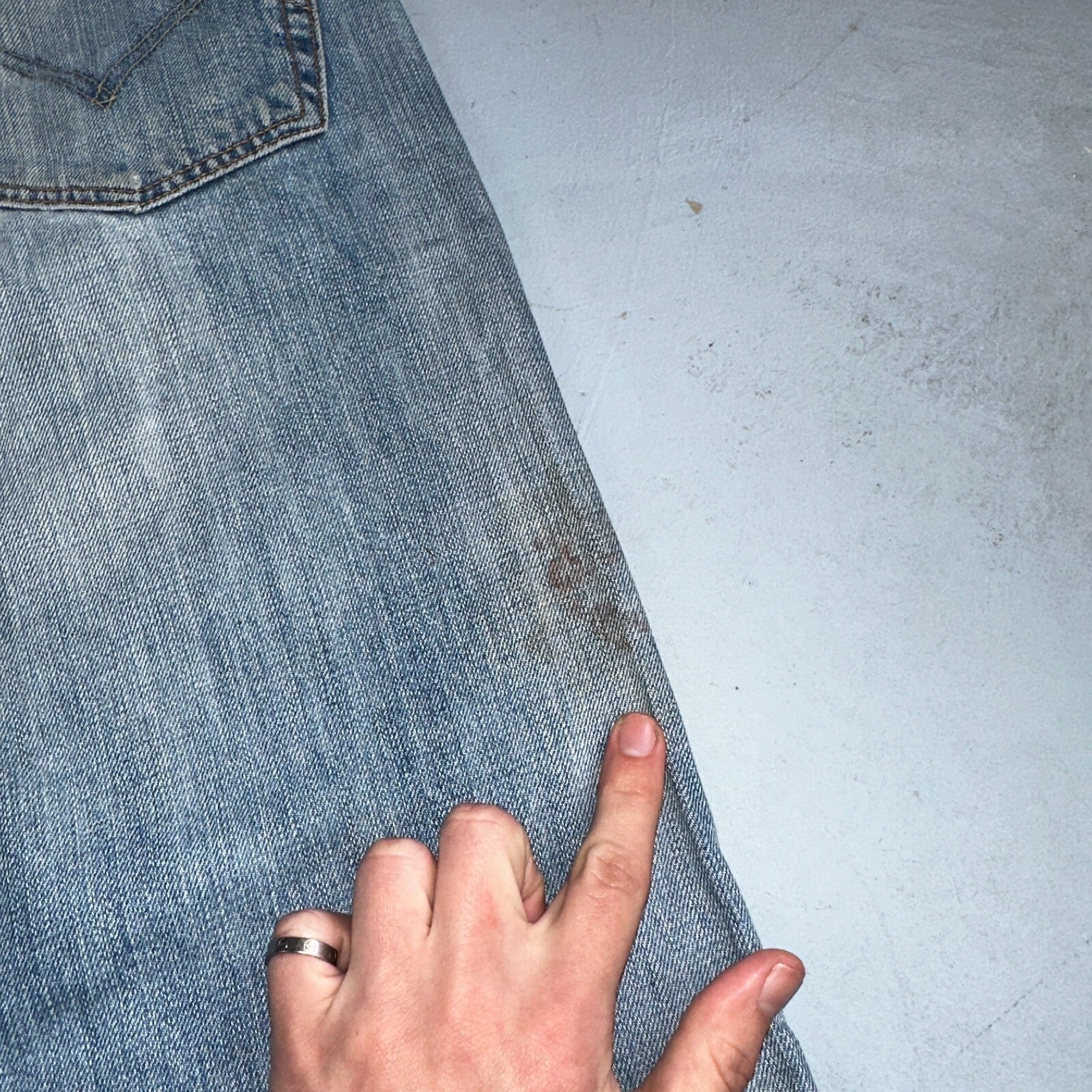 Levis 501 Vintage Y2K XX Straight Leg Jeans Blue Light Wash 36x36 Act 35x34