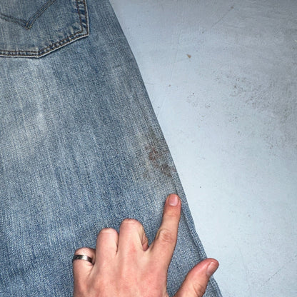 Levis 501 Vintage Y2K XX Straight Leg Jeans Blue Light Wash 36x36 Act 35x34