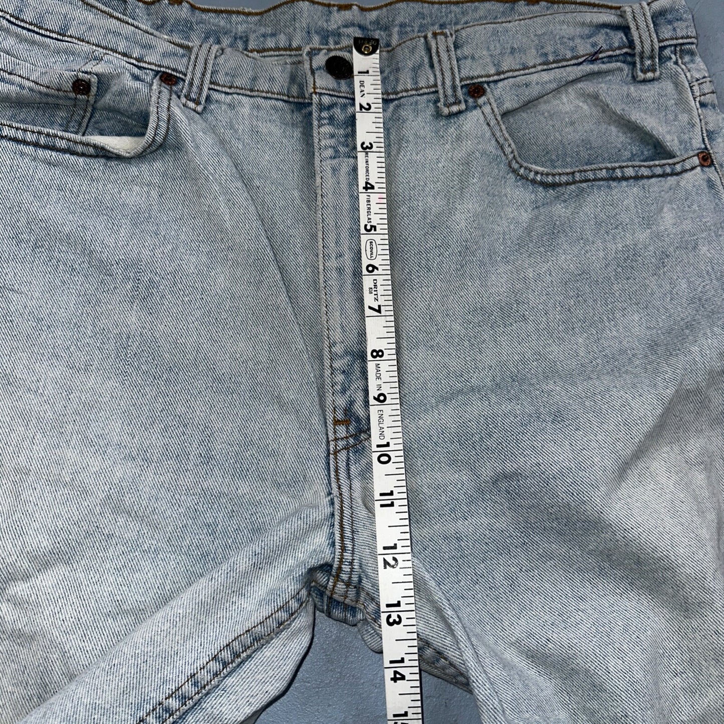 Levis 505 Vintage 90s USA XX Jeans Blue 501 Light Wash 38x30 Act 36x28