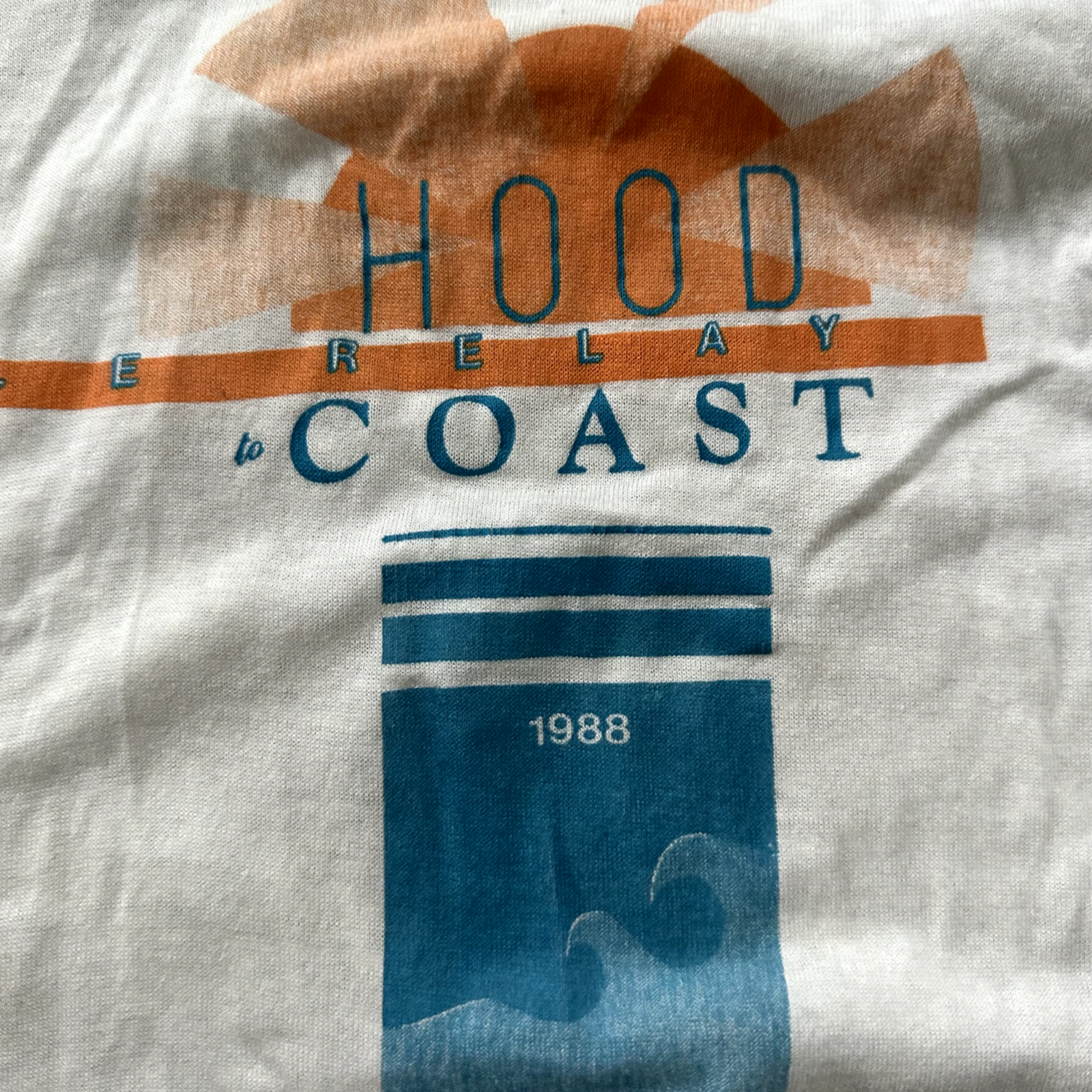 Oregon Coast Vintage T Shirt Oregonian News Rap Running Basic Cool 80s TeeJays