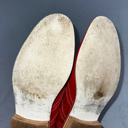 Giorgio Brutini Men's Oxford Suede Wing Tip Red Dress Shoes Men's 9 Nice