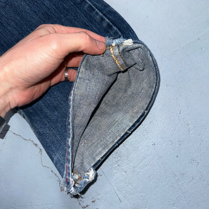 Levis 746 Vintage 70s USA Orange Tab Bootcut Flare Blue Bell Bottom Jeans 29x26