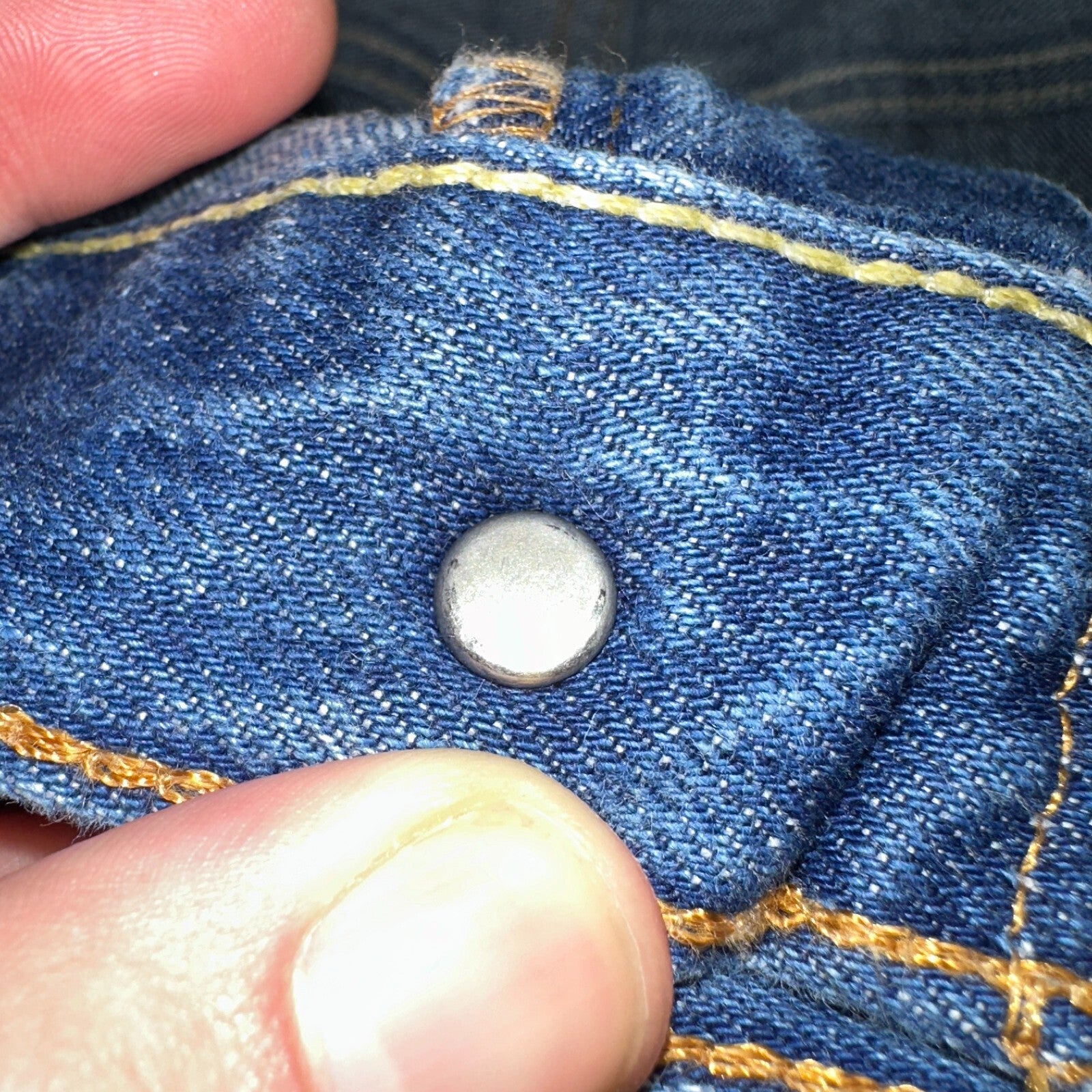 Levis 605 Vintage LVC Orange Tab Slim Blue Med Wash Y2K 36x34 Jeans Act 36x32