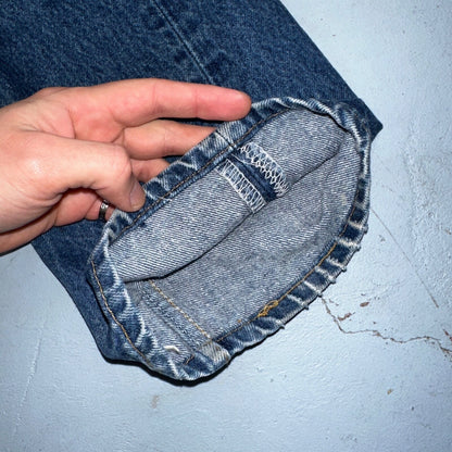 Levis 501 Vintage 90s USA XX Straight Leg Jeans Blue Med Wash 34x34 Act 31x30