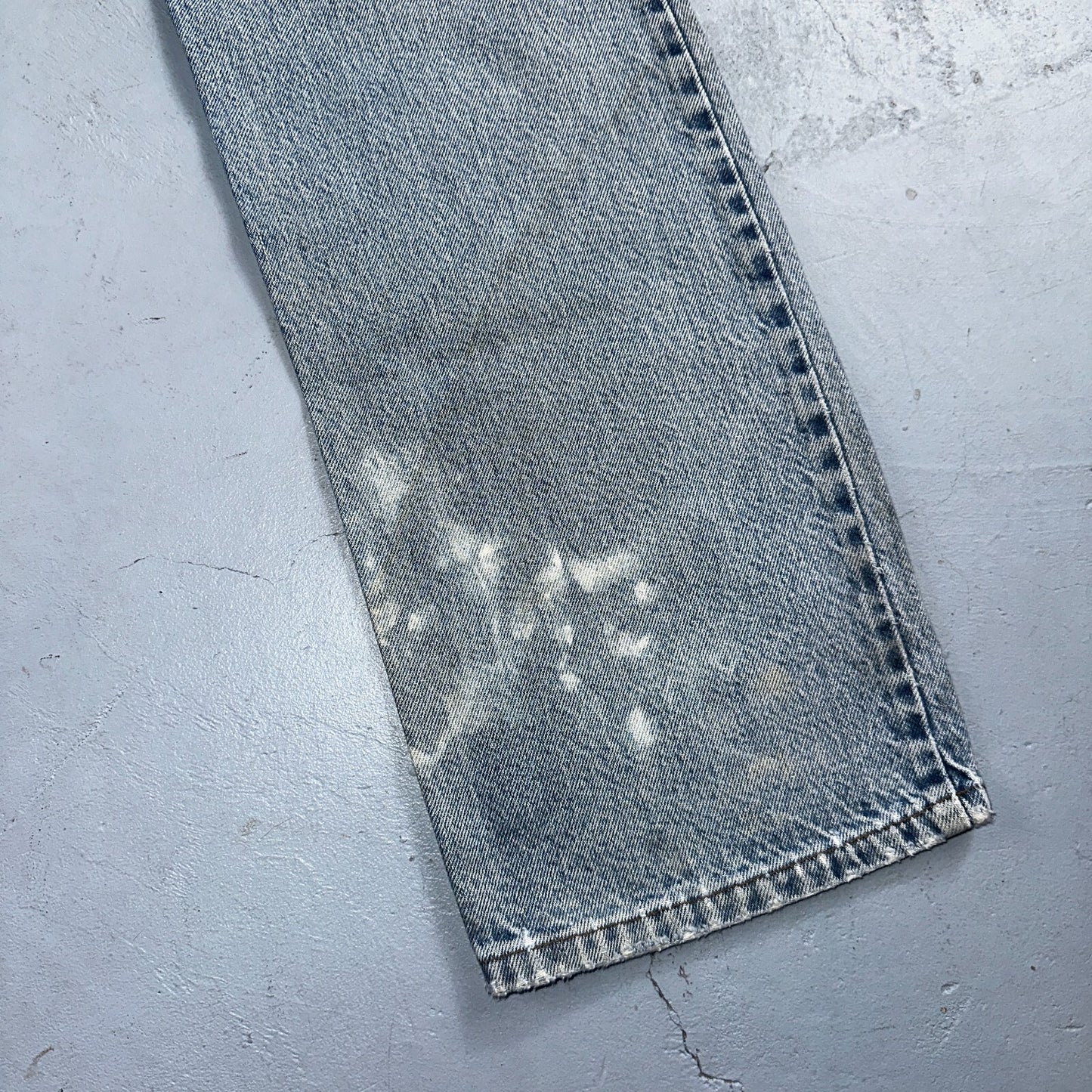 Levis 517 Vintage 90s USA Orange Tab Bootcut Flare Blue Worn Jeans Act 33x31