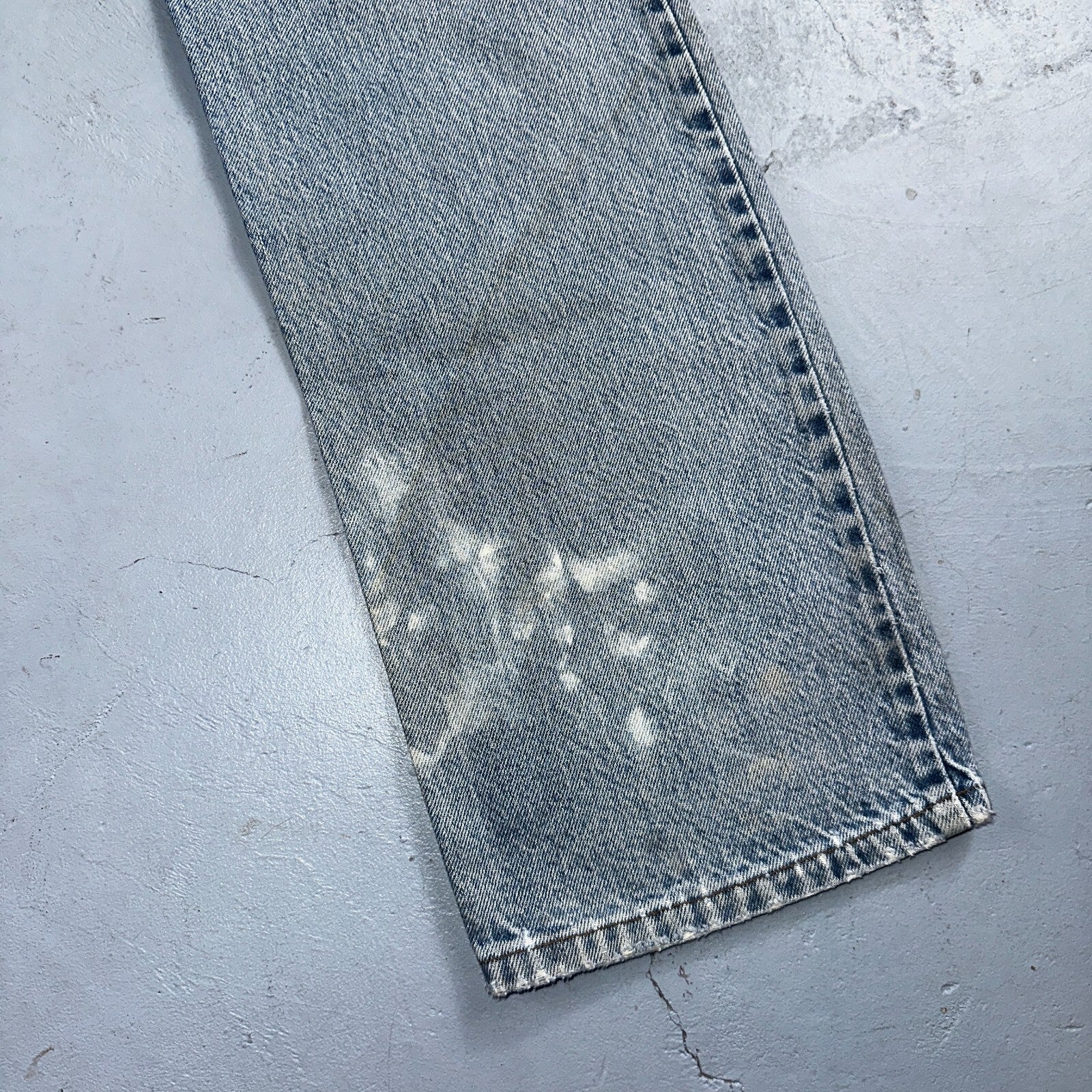 Levis 517 Vintage 90s USA Orange Tab Bootcut Flare Blue Worn Jeans Act 33x31