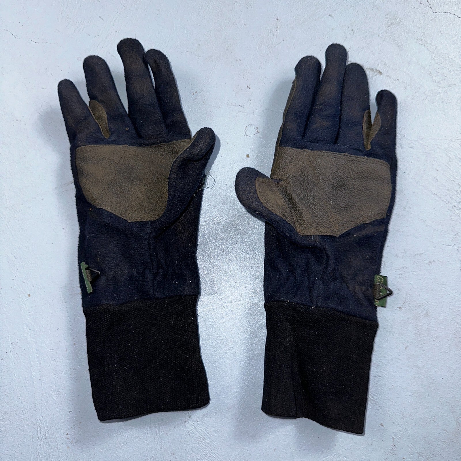 Dublin Everyday Showerproof Polar Fleece Riding Gloves XL Vtg Style Winter