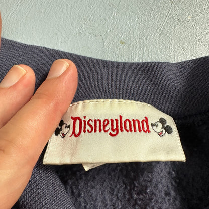 Disney Mickey Mouse VTG Sweatshirt Size XL Navy Crewneck Disneyland USA 90s