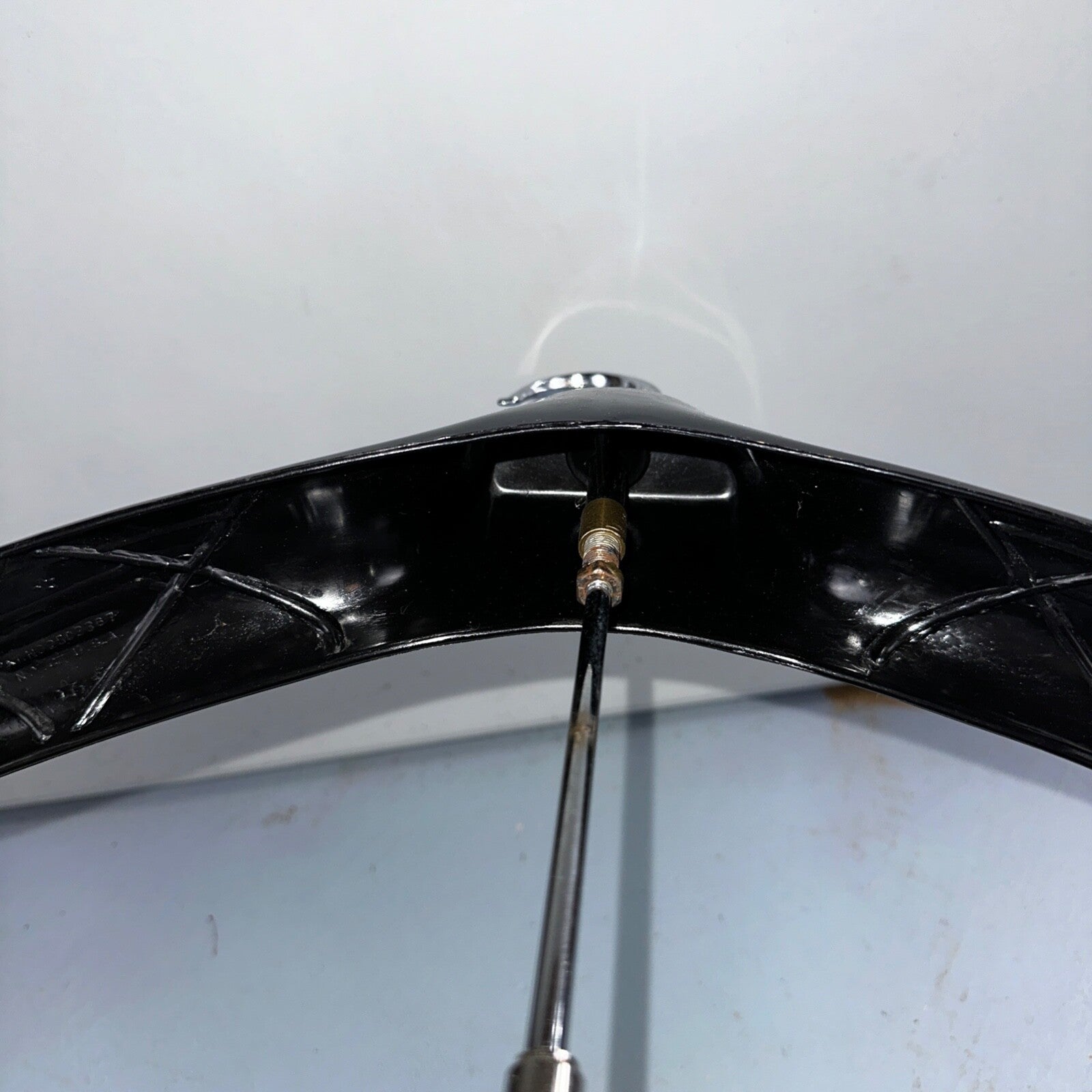 Old Vintage METAL Store DISPLAY Tabletop Clothes VALET STAND Adjustable