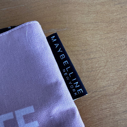 Maybelline New York “Hands Off My Nudes” Travel Makeup Bag Funny Cute Used