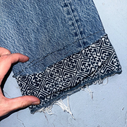 Levis 501 Vintage 80s USA XX Straight Leg Jeans Blue Light Wash 32x33 Act 29x27