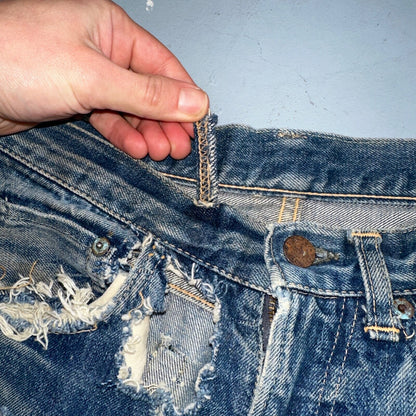 Levis 505 Big E Vintage 60s Redline Selvedge USA XX 1960s Jeans 501 Act 28x26