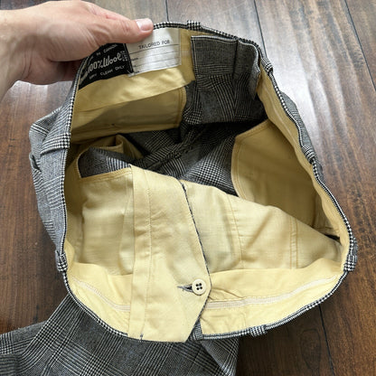 1970s 1980s Gray Oregon Wool Sport Jacket VTG Mens Suit 44 34x32 Rockabilly