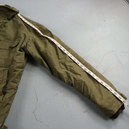 VTG 70s USN US Navy Military A-2 Intermediate Cold Weather Deck Jacket Small A2