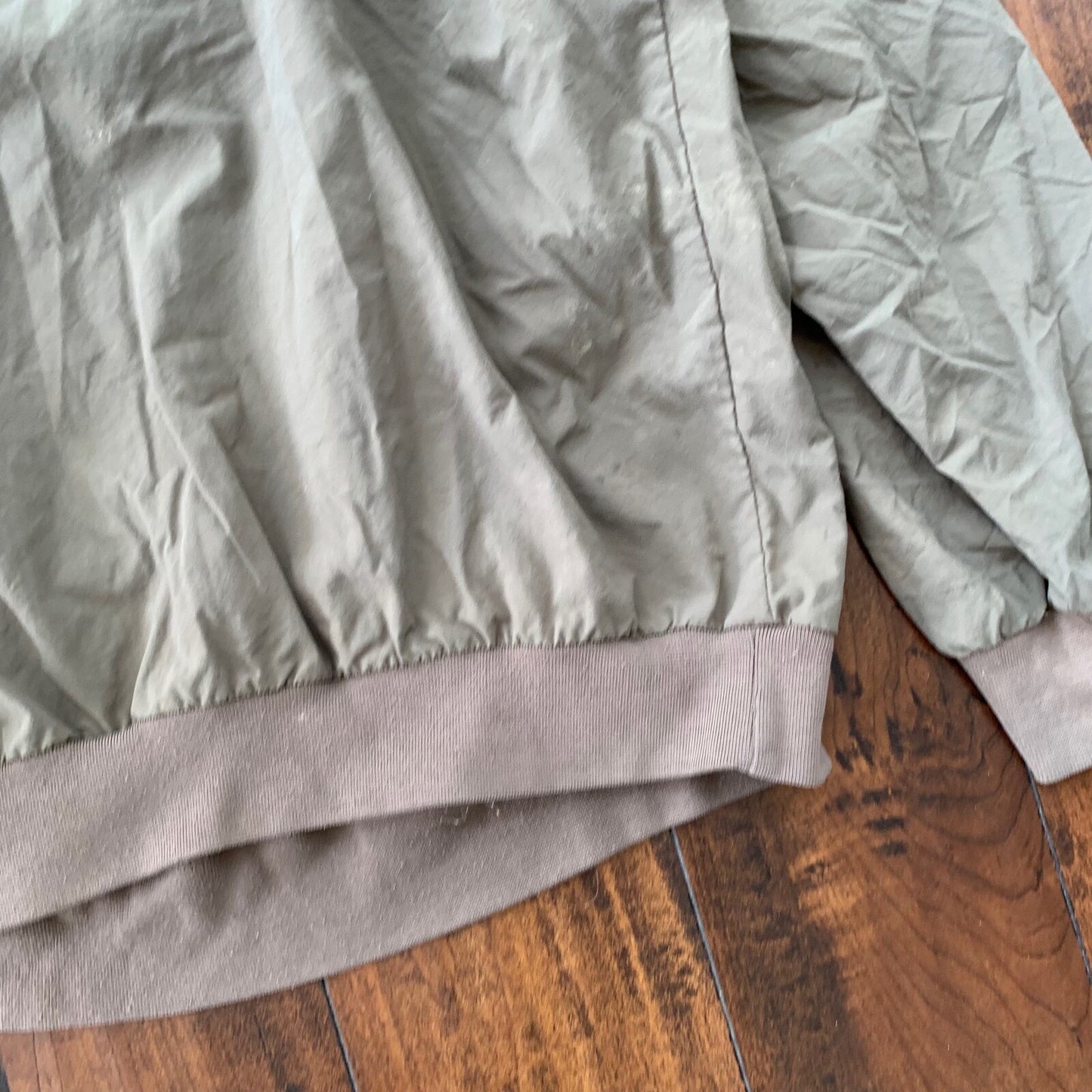 Nike Thunder Tan Golf Jacket Retail Vintage Nylon Pullover Windbreaker Y2K  1