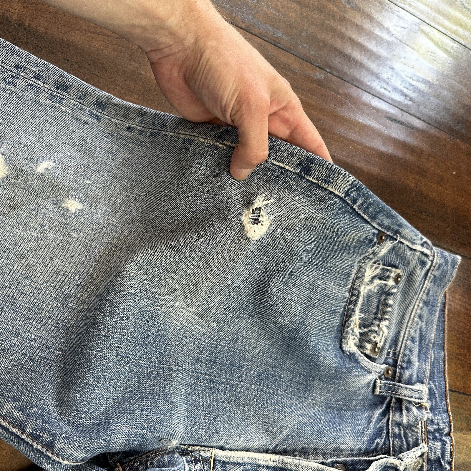 Vintage LEVIS 501XX Jeans Big E 1960s Denim Redline Selvedge 29x29 USA 60s 70s