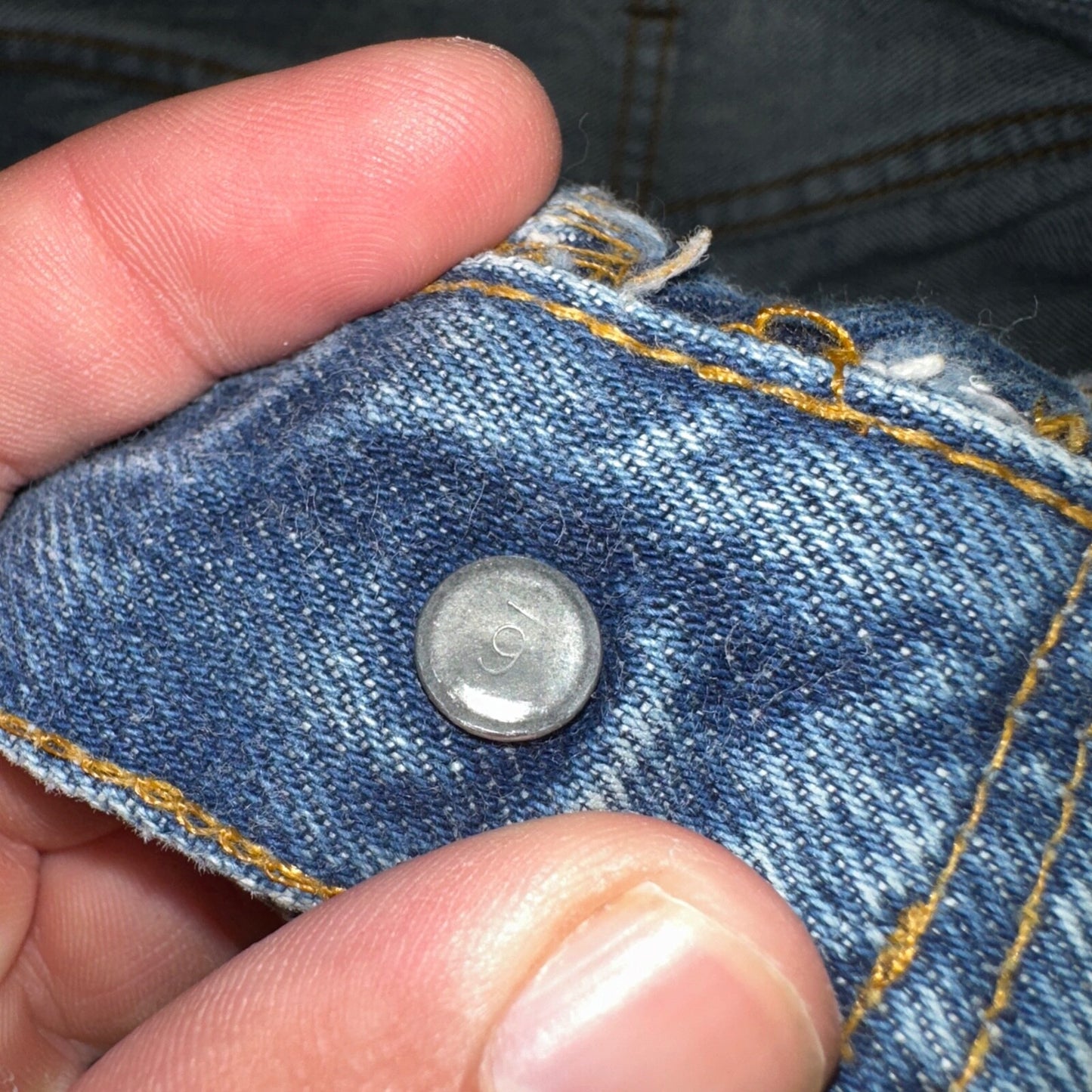 Levis 501 Vintage 80s Redline Selvedge USA XX Jeans Med Wash 27x34 Act 24x30