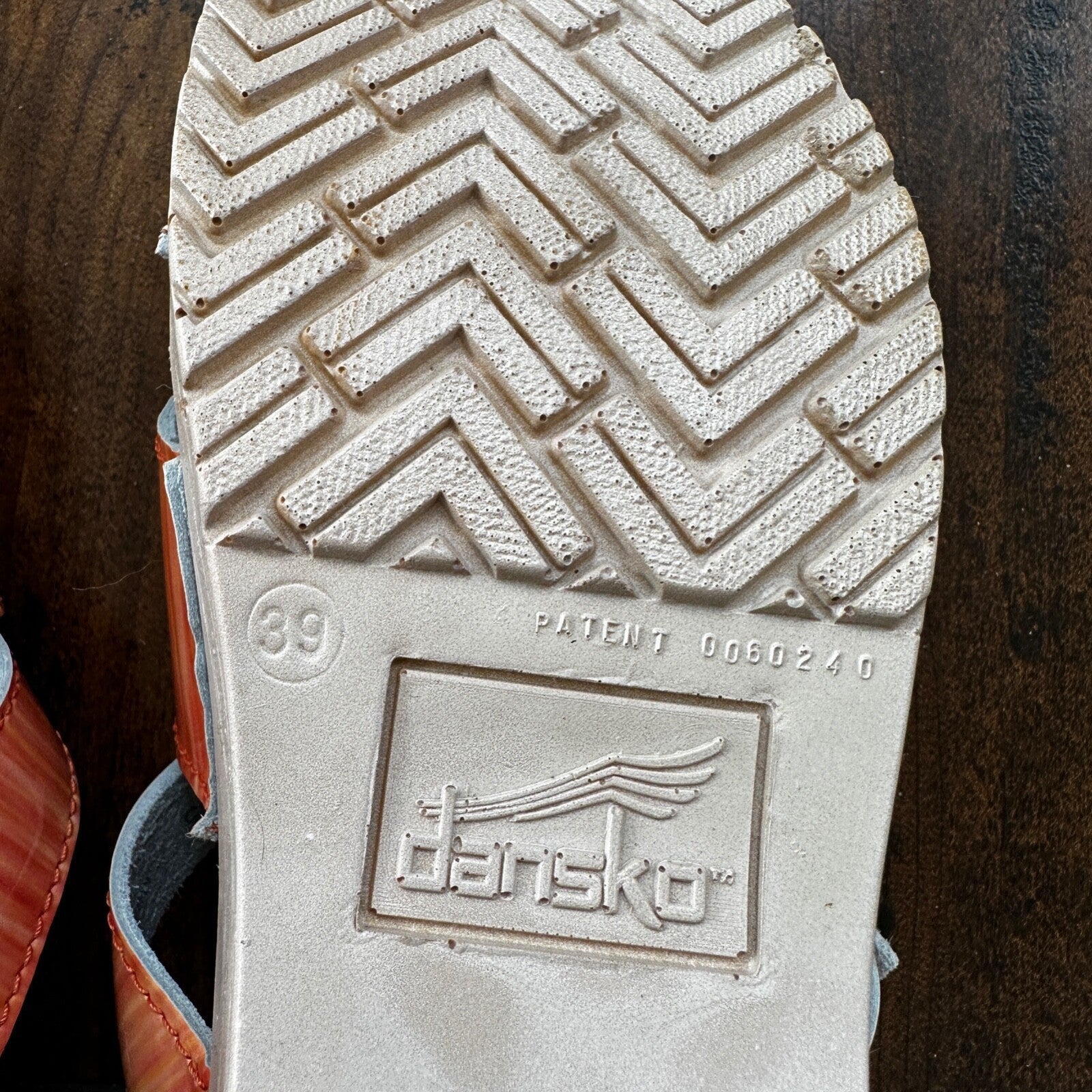 Dansko Sandals Womens 39 Criss Cross Buckle Strap Slide 71202 Pink Leather