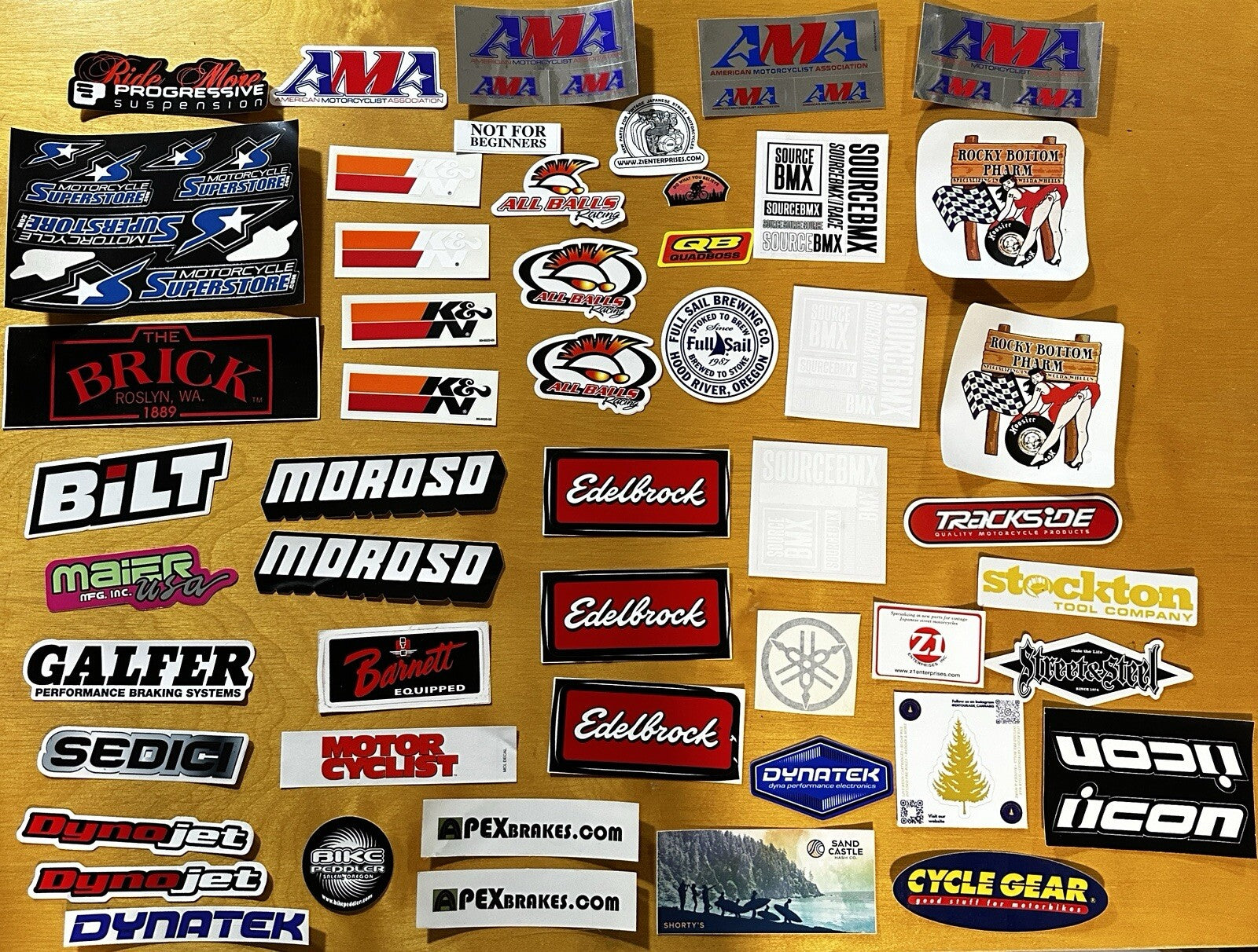 Sticker Lot Of 50! Racing Decal LSFEST NHRA Hotrod Offroad UTV Nascar Motorcycle