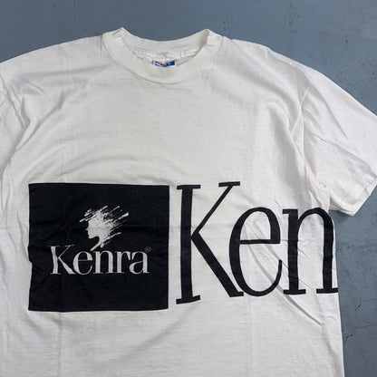 Kenra 80s VTG T Shirt Art Hair Style Salon Shampoo Promo Hanes Beefy Paint XL