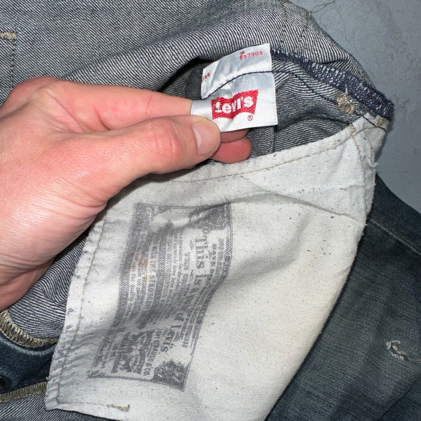 Levis 501 Y2K XX Straight Leg Jeans Blue VTG Med Wash 36x32 Act 36x31