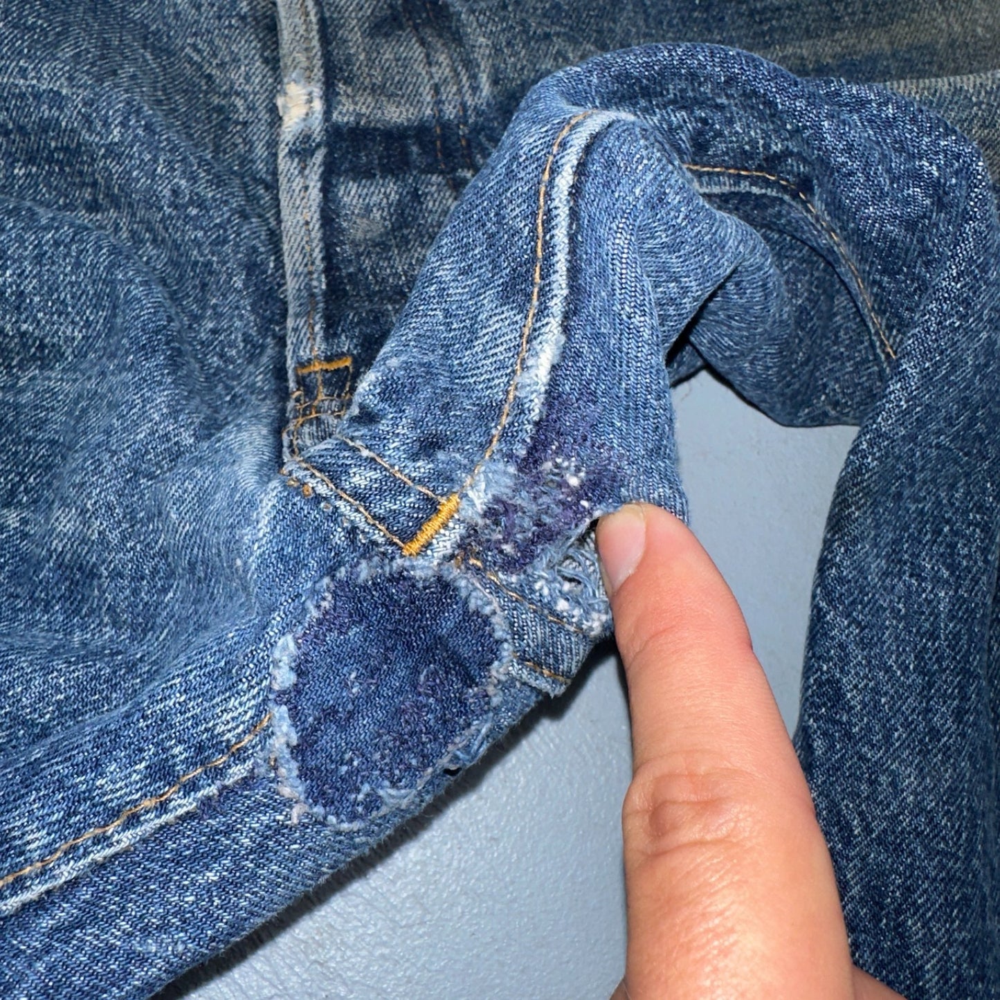 Levis 501 Vintage 70s SS Redline Selvedge USA XX Jeans Med Wash 48x30 Act 44x26