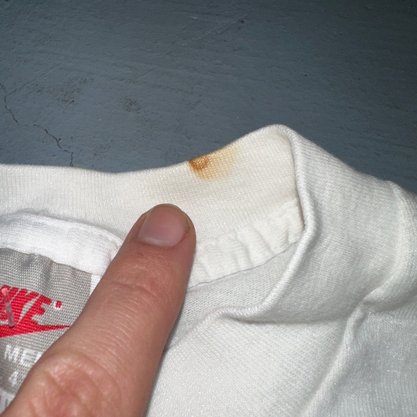 Nike 90s Soccer VTG T Shirt Pacific School PDX Graphic 1990s Gray Tag Original