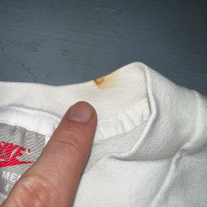 Nike 90s Soccer VTG T Shirt Pacific School PDX Graphic 1990s Gray Tag Original