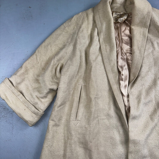 VTG 60s Forstman Beige Penny Lane Pure Wool Harol Crest California Rockabilly