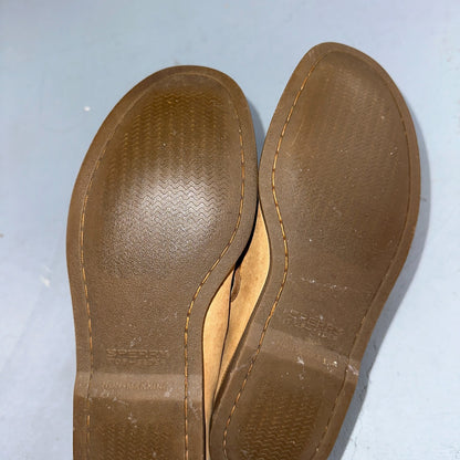 Sperry Top Sider Loafer 8.5 M Sahara 2-Eye Boat Shoes Tan Leather Men