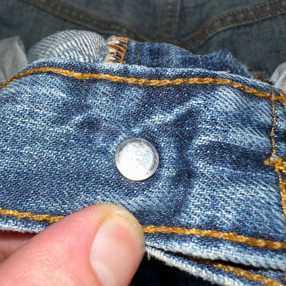 Levis 501 Vintage Y2K Mexico Straight Leg Jeans 31x32 90s Med Wash Act 30x30