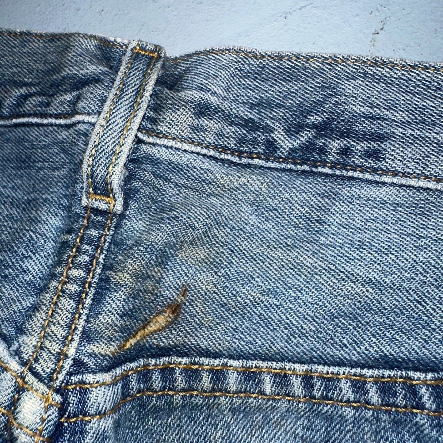 Levis 501 Vintage Y2K XX Straight Leg Jeans Blue Light Wash 40x34 Act 40x32
